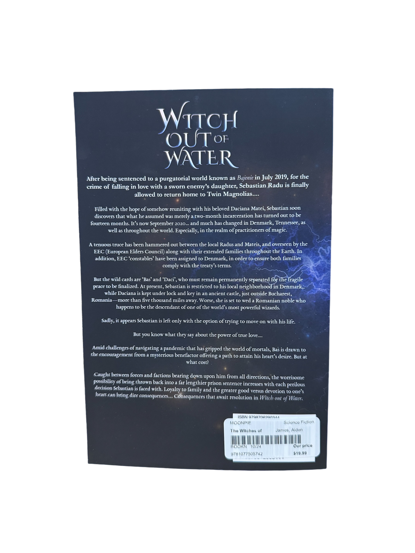 "Witch Out of Water" by Aiden James AUTOGRAPHED COPY