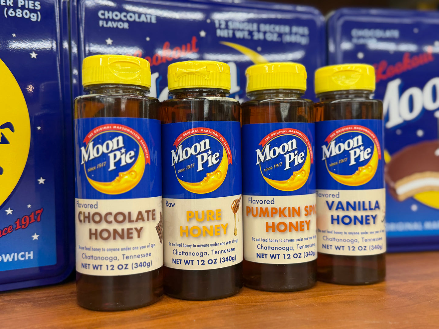 MoonPie Honey – Flavored & Pure Honey (12 oz) | Multiple Flavor Options