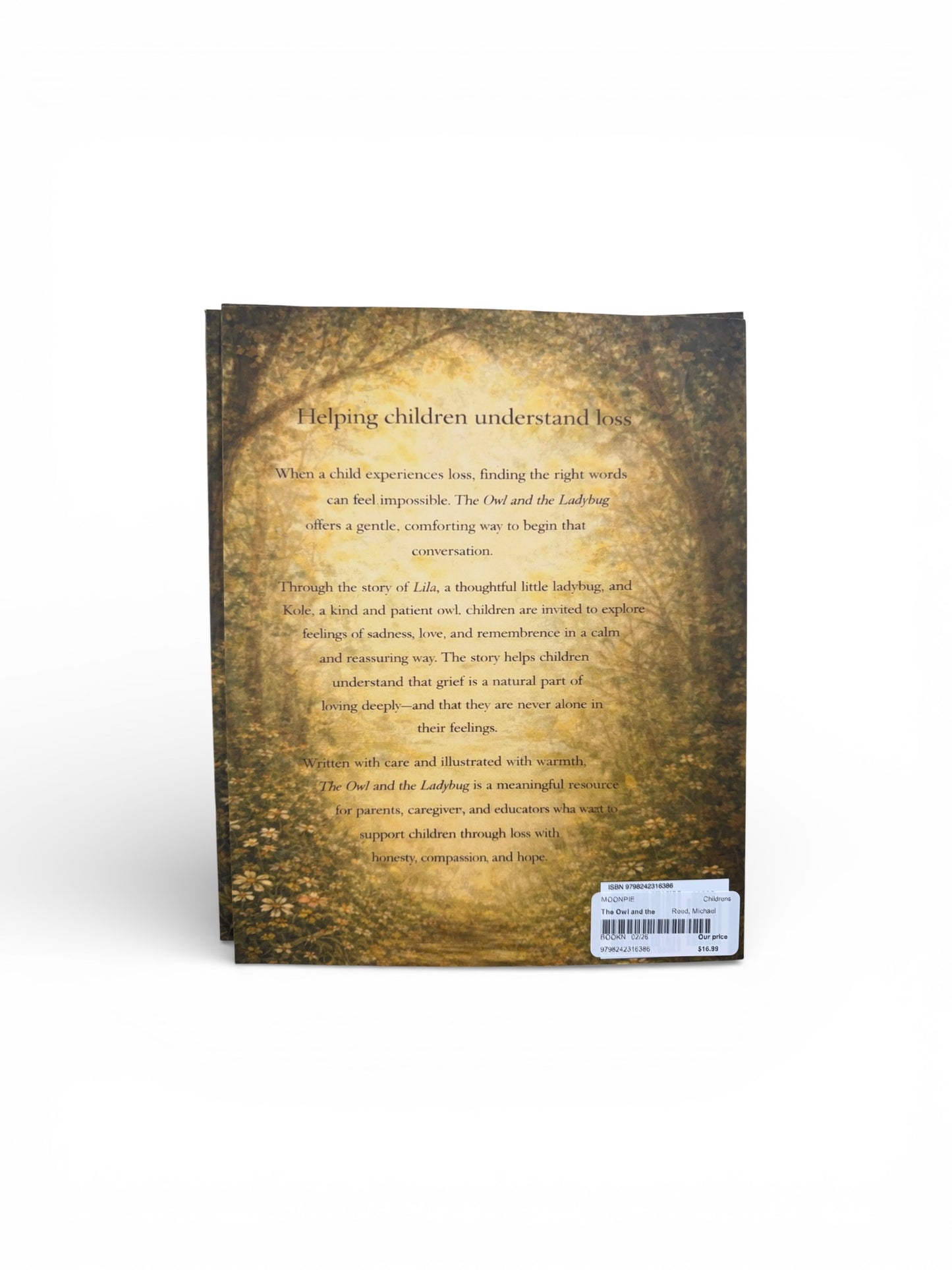 PRE ORDER SIGNED COPY - The Owl and the Ladybug by Michael Reed - PLACE ORDER BEFORE 4/10/2026