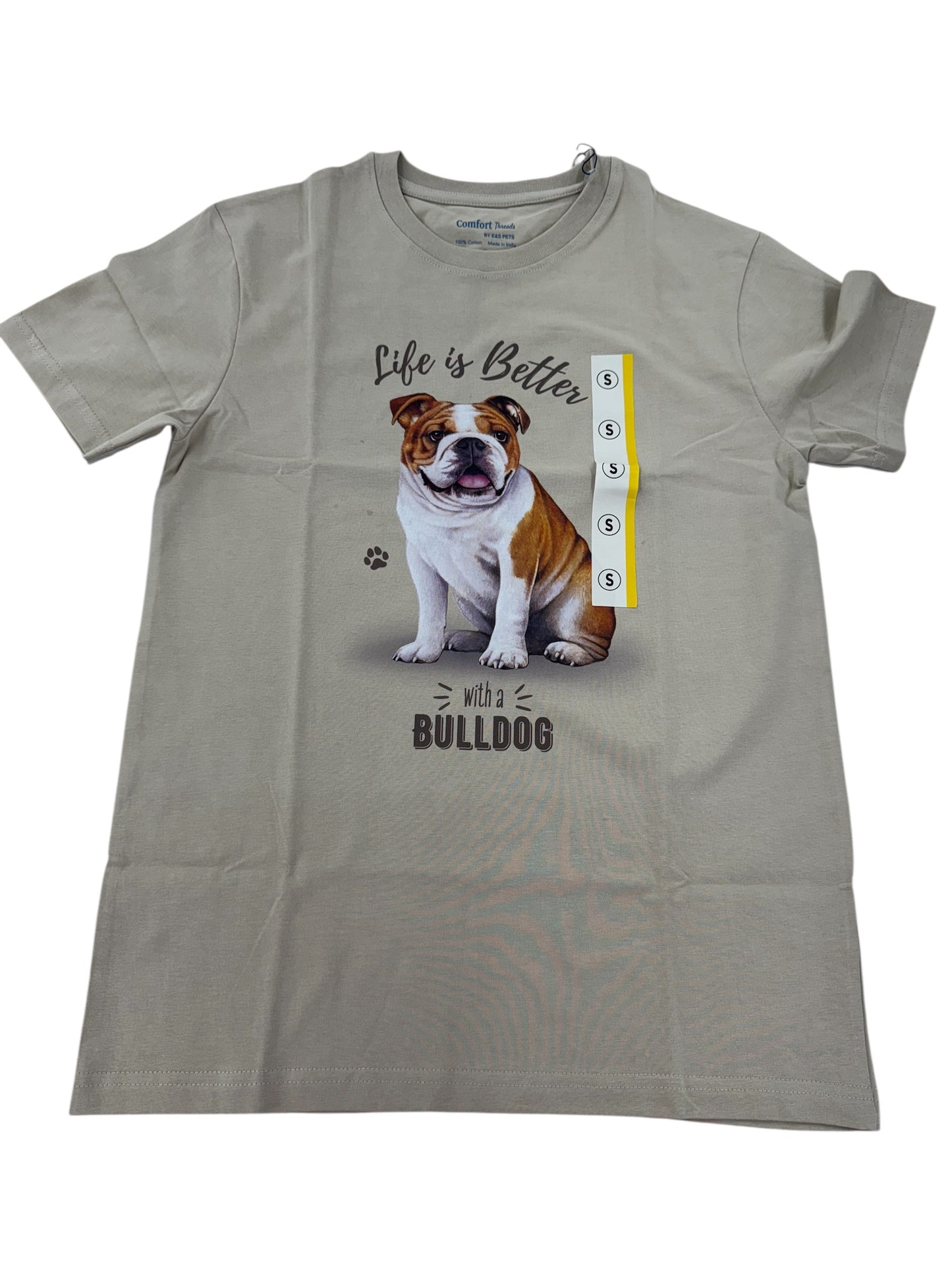 Life is Better with a Bulldog t-shirt