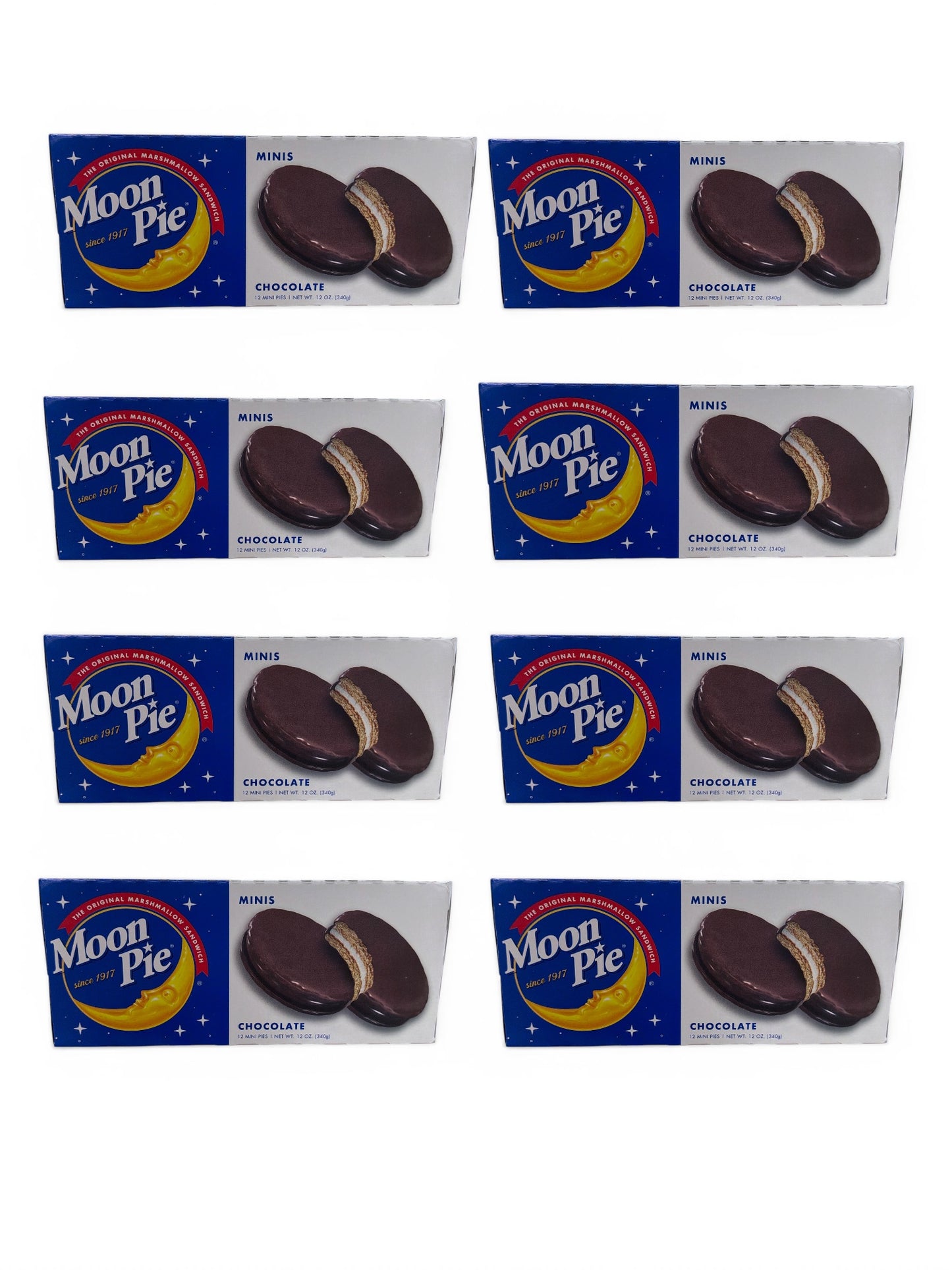 MoonPie Chocolate Mini MoonPies – Classic Marshmallow Sandwich Cookies