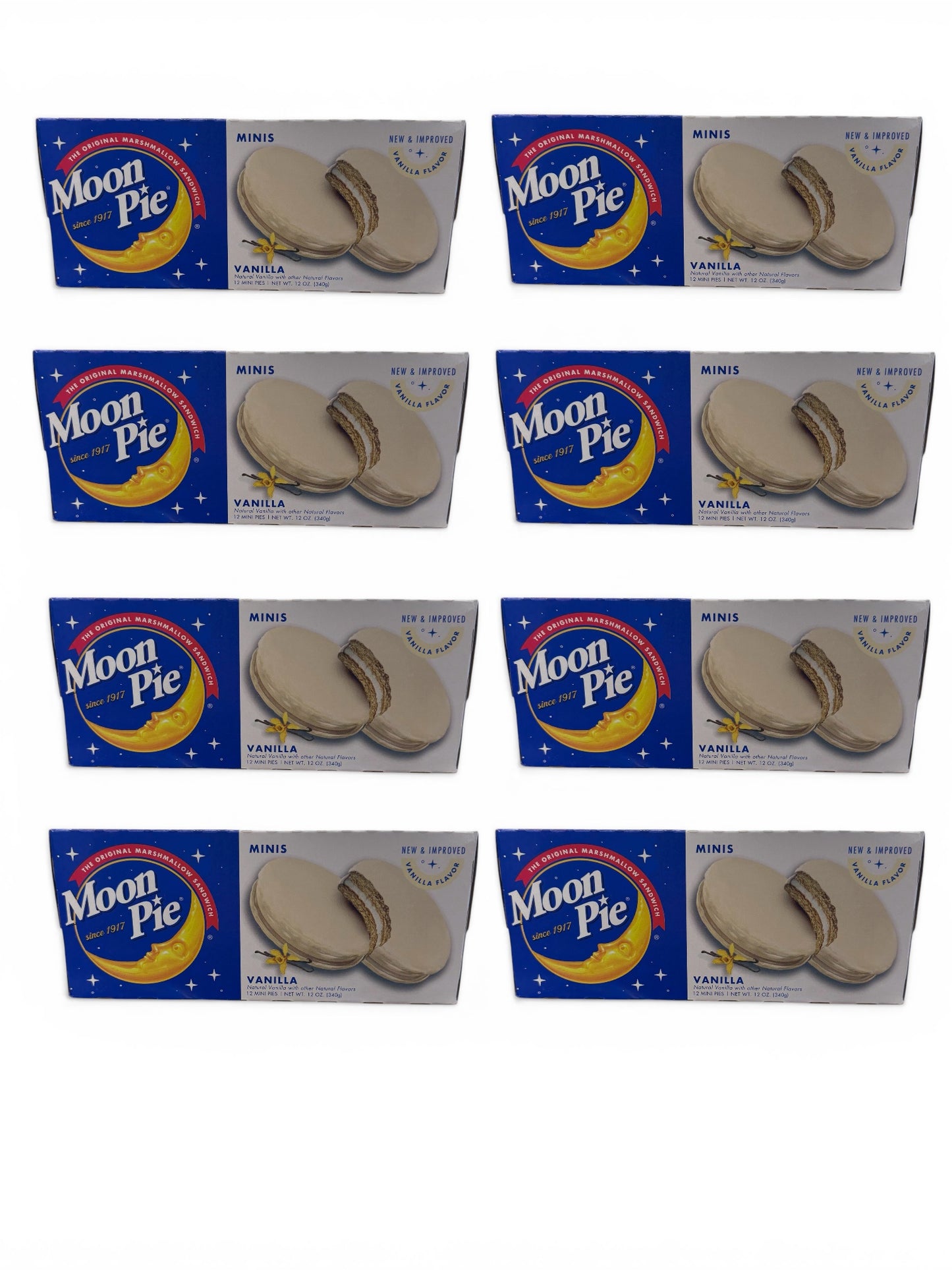 MoonPie Vanilla Mini MoonPies – Classic Vanilla Marshmallow Sandwich Cookies