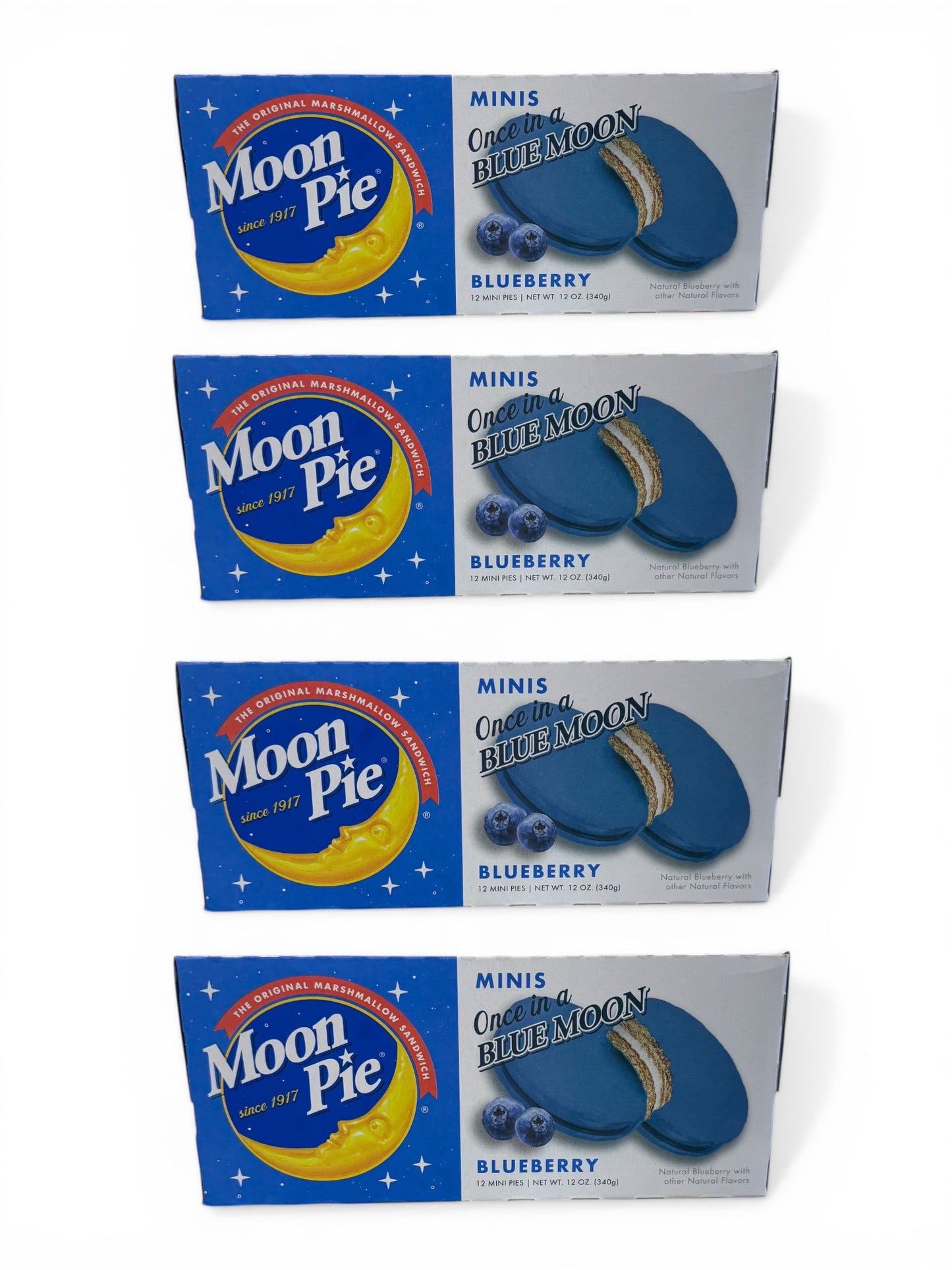 MoonPie Blueberry Mini MoonPies – Blueberry Marshmallow Sandwich Cookies