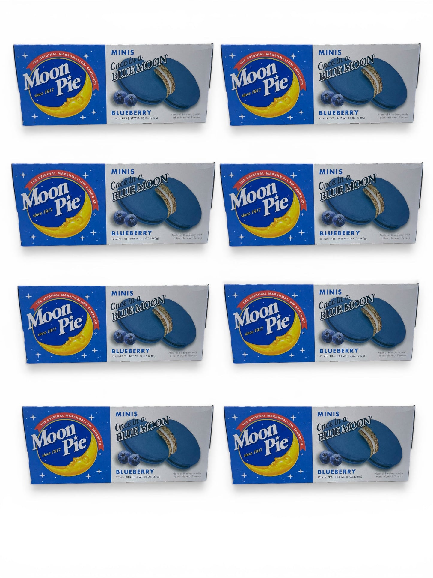 MoonPie Blueberry Mini MoonPies – Blueberry Marshmallow Sandwich Cookies
