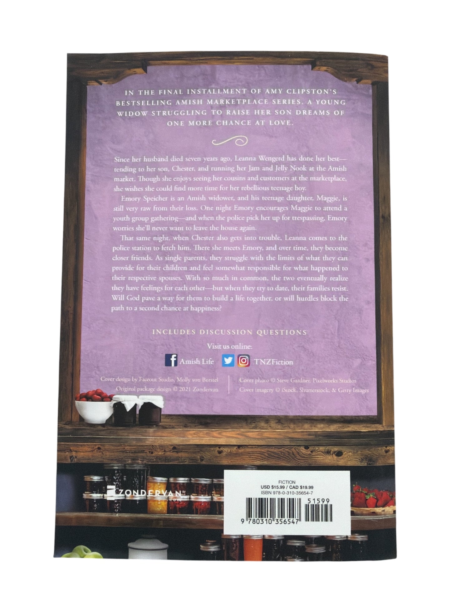 The Jam and Jelly Nook (An Amish Marketplace Novel) | Amy Clipston | Paperback