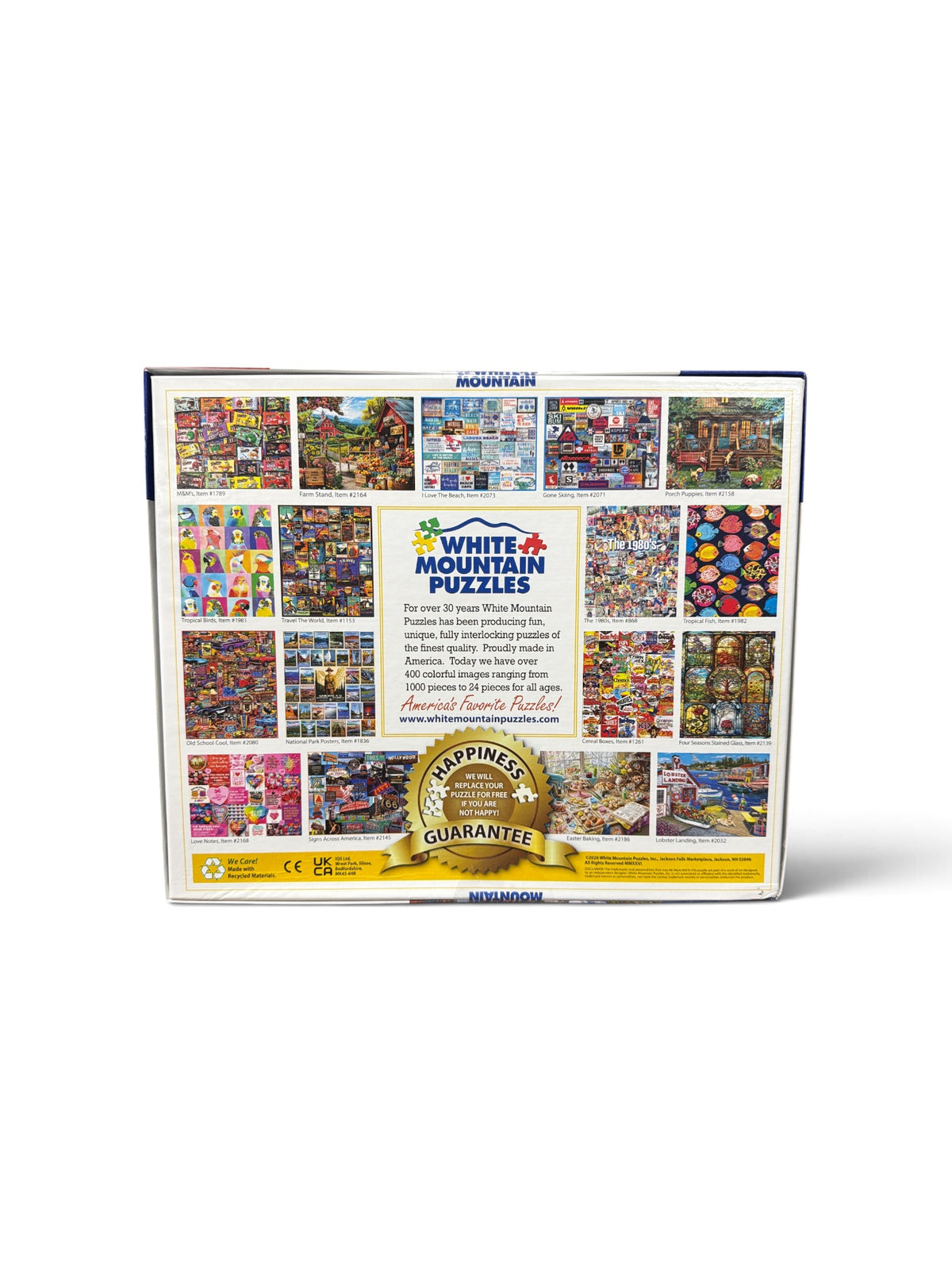 White Mountain Puzzles Best Places in America 1000-Piece Jigsaw Puzzle