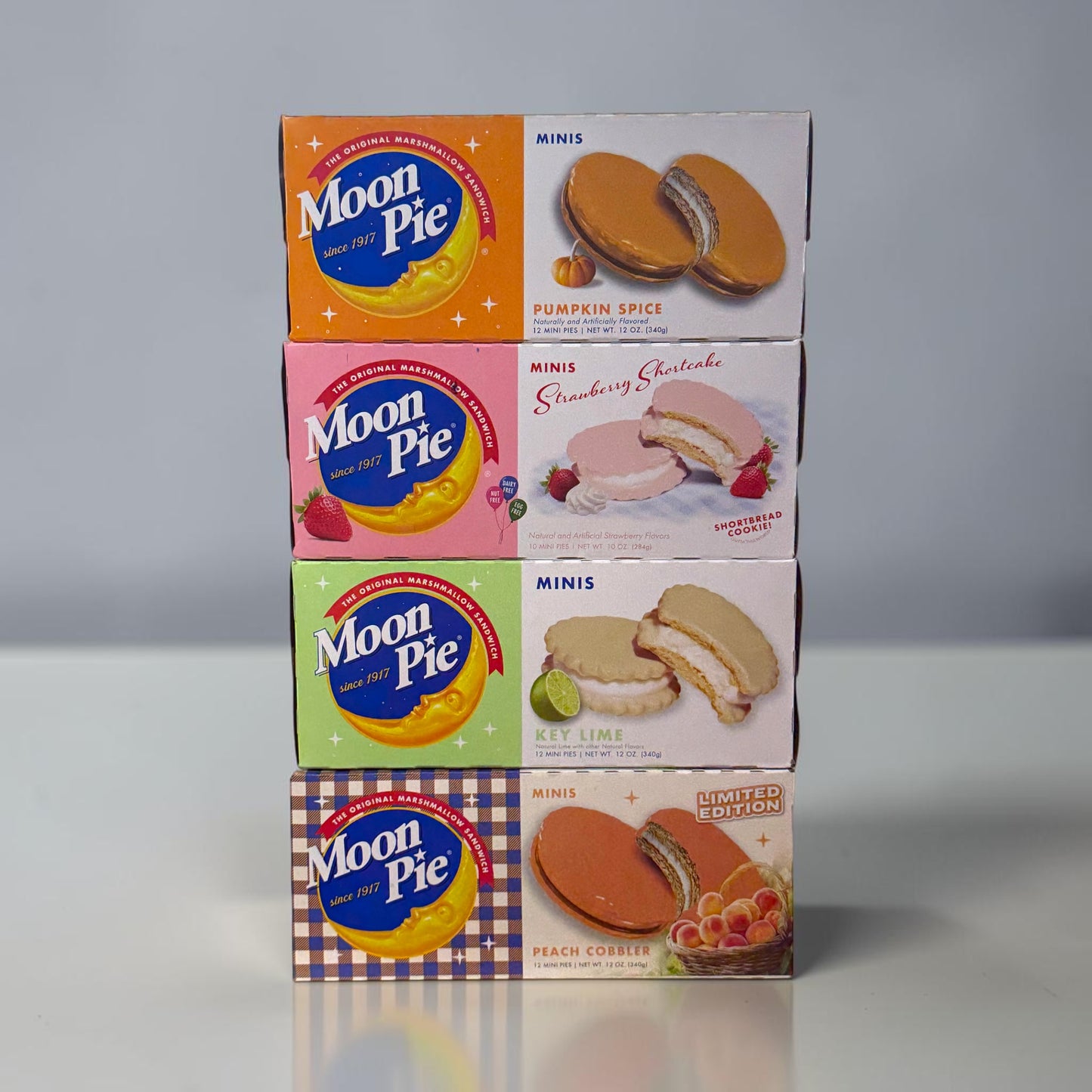 Mini MoonPie Variety Bundle | Choose 4 Boxes | 9 Flavors Available