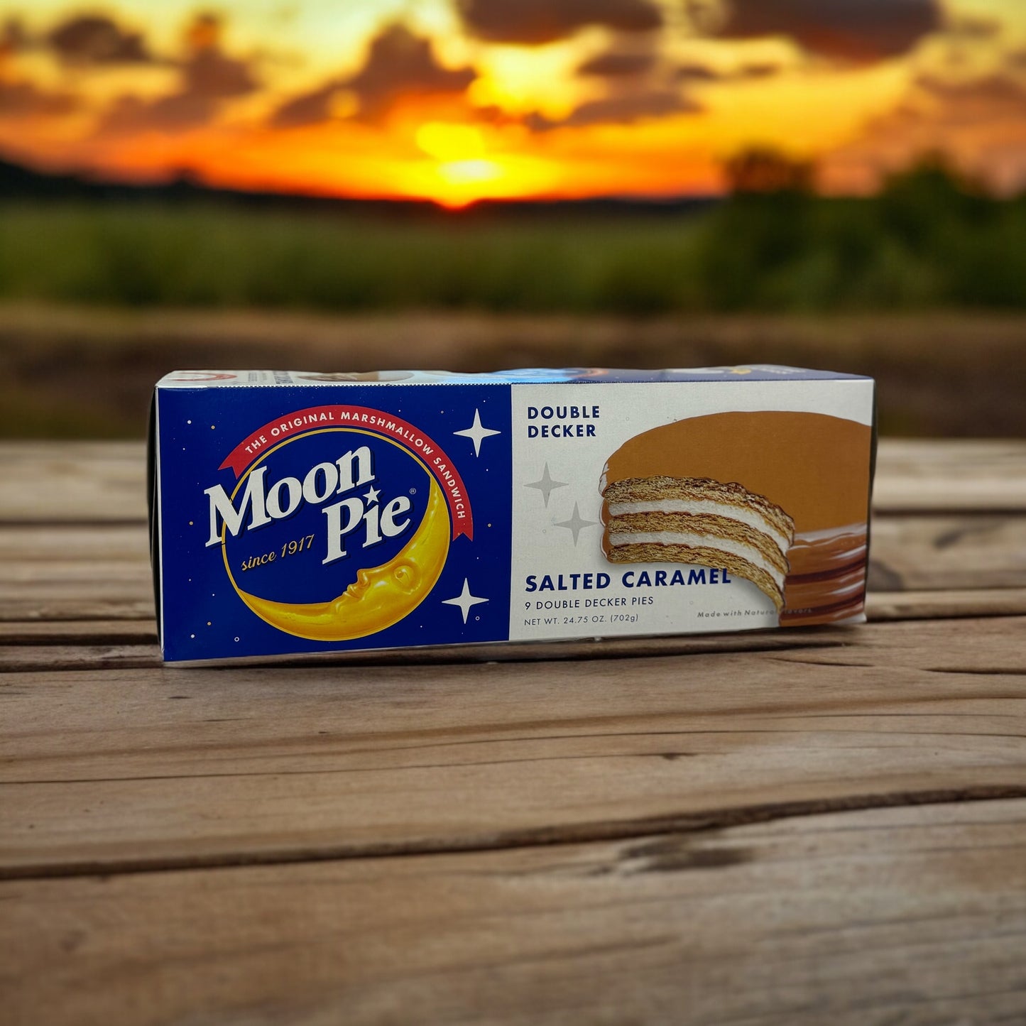 Salted Caramel Double Decker MoonPies – 9 Count Box (Individually Wrapped)