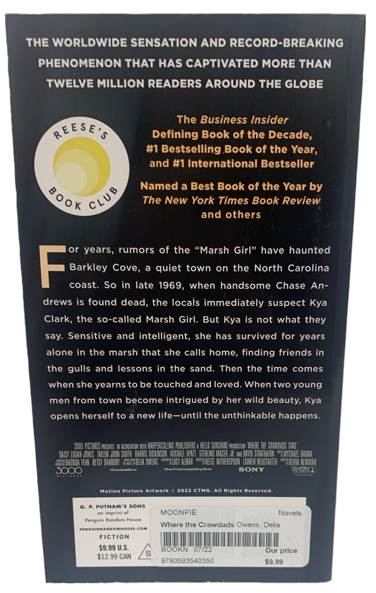 "Where the Crawdads Sing" by Delia Owens