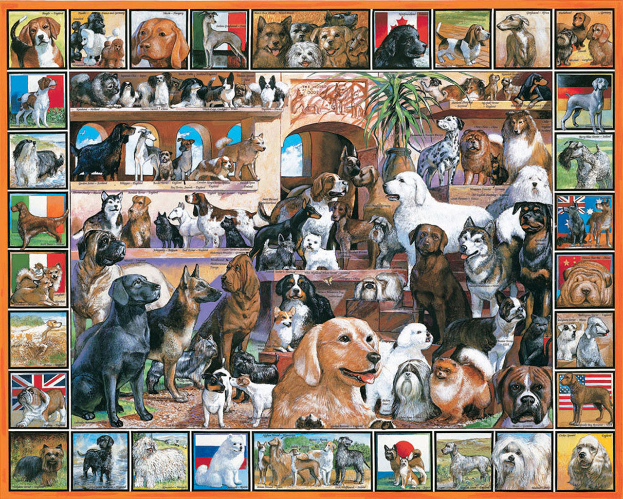 "The World of Dogs" puzzle by White Mountain