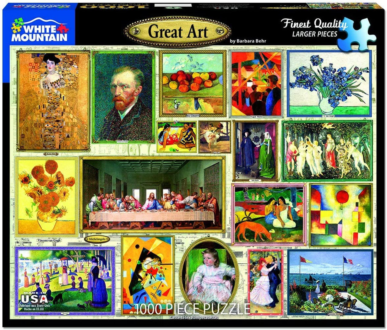 White mountain great painters the impressionist shops puzzle