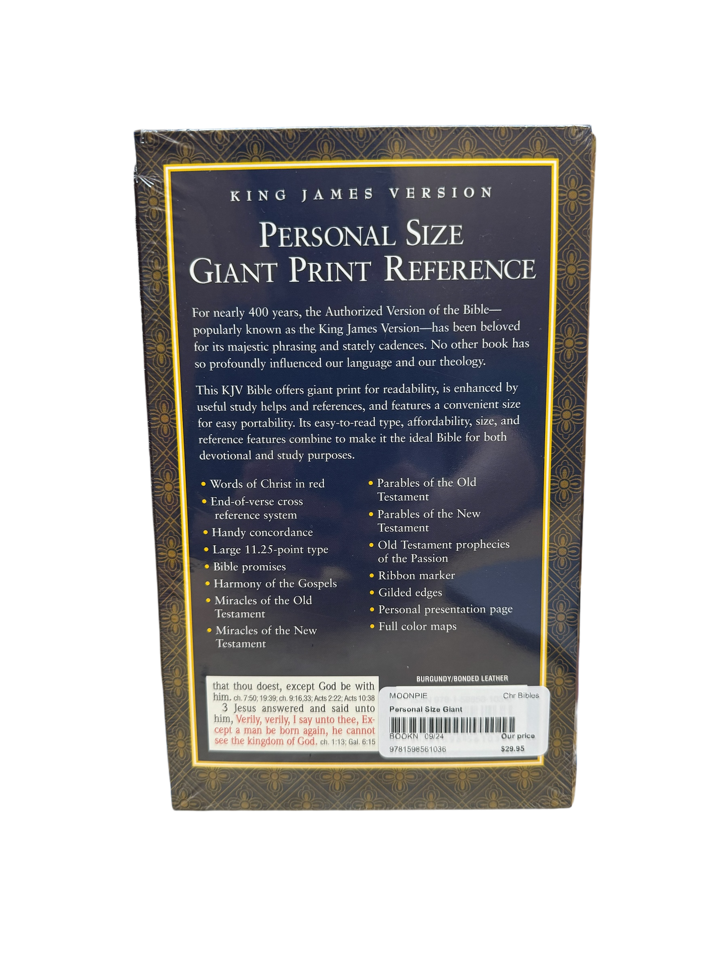 Giant Print Reference KJV Holy Bible