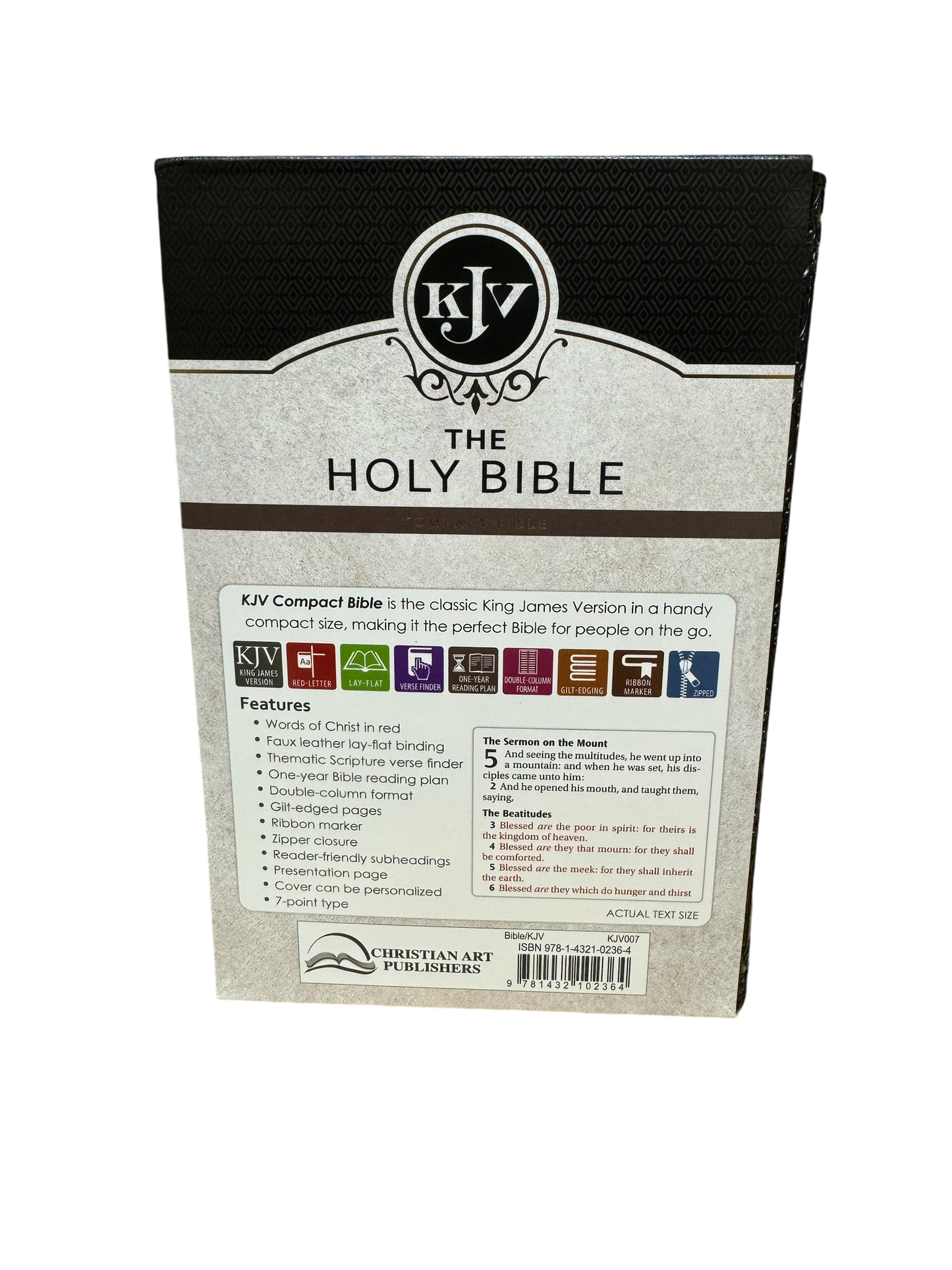 KJV The Holy Bible - Black