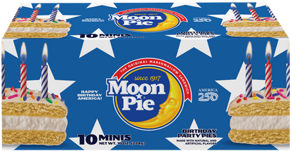 MoonPie Birthday Pies – America 250th Anniversary Minis