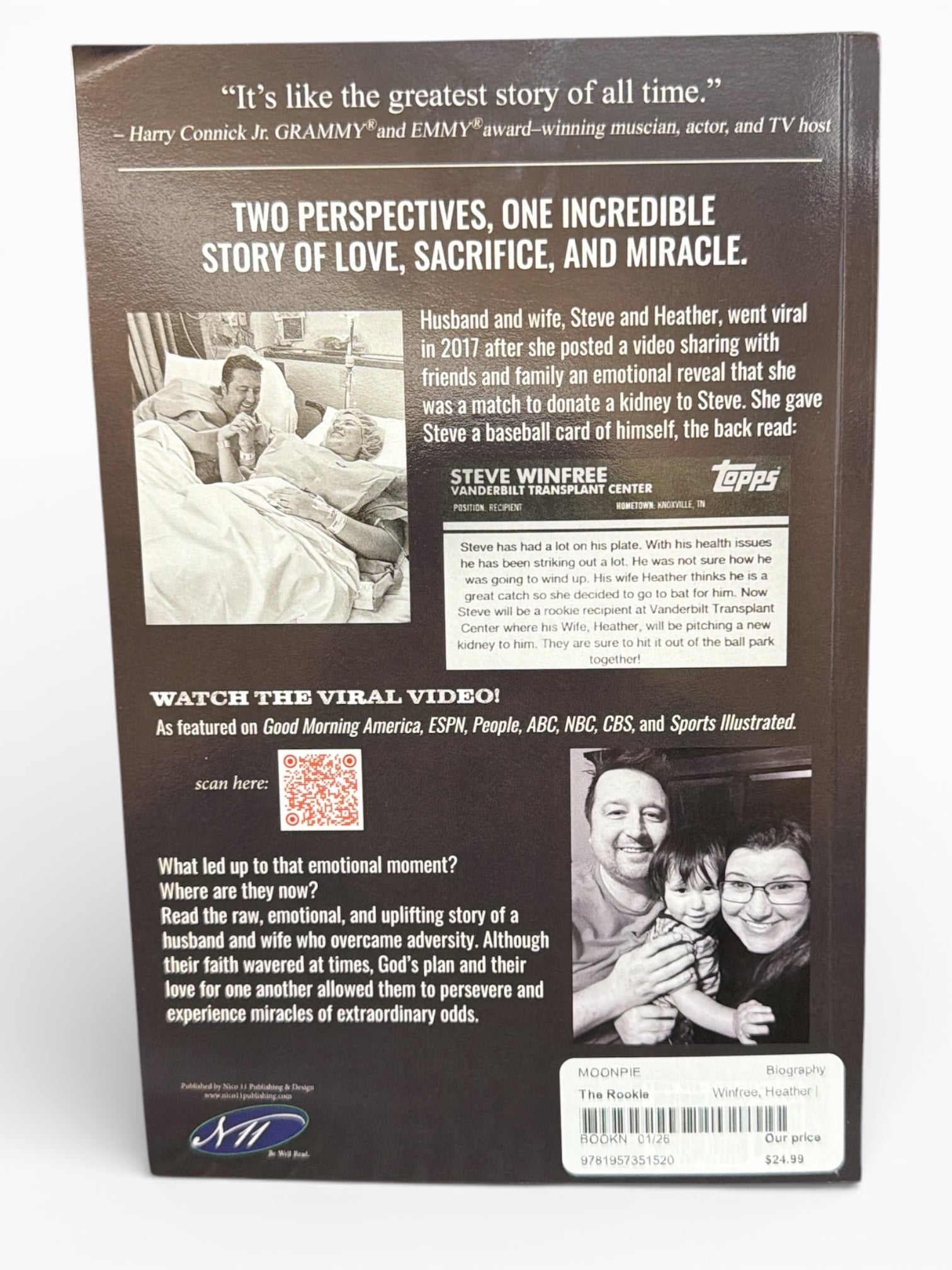 PRE ORDER SIGNED COPY - The Rookie Recipient by Heather and Steve