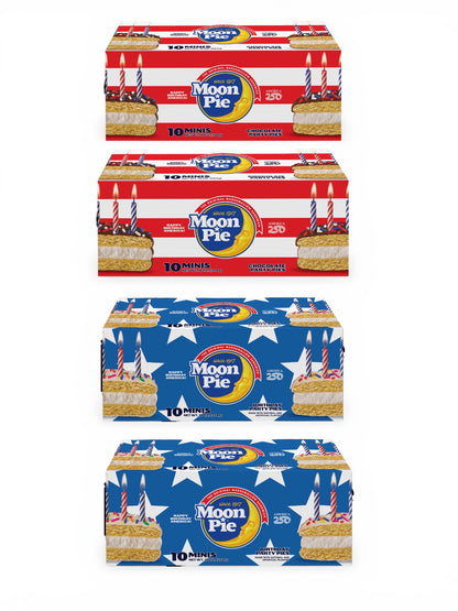 MoonPie Birthday Pies – America 250th Anniversary Minis