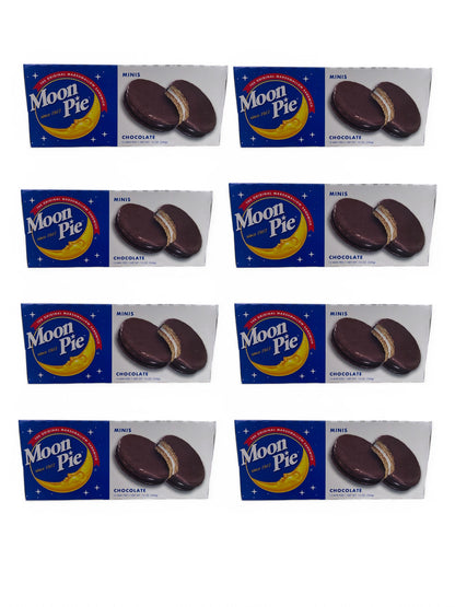 MoonPie Chocolate Mini MoonPies – Classic Marshmallow Sandwich Cookies