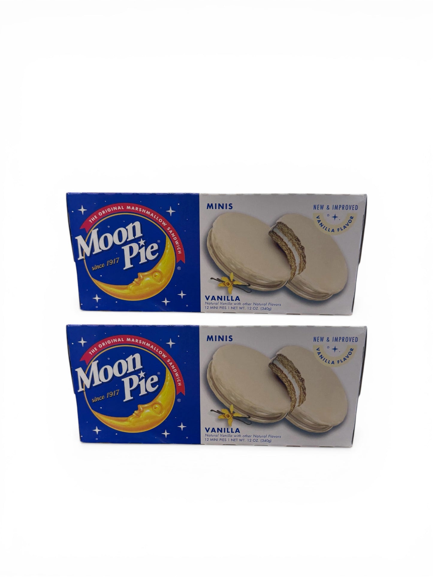 MoonPie Vanilla Mini MoonPies – Classic Vanilla Marshmallow Sandwich Cookies