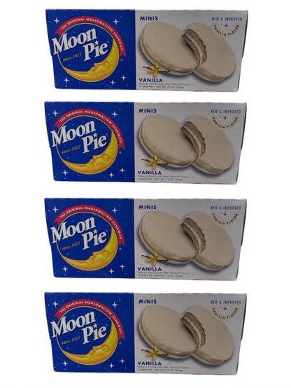 MoonPie Vanilla Mini MoonPies – Classic Vanilla Marshmallow Sandwich Cookies