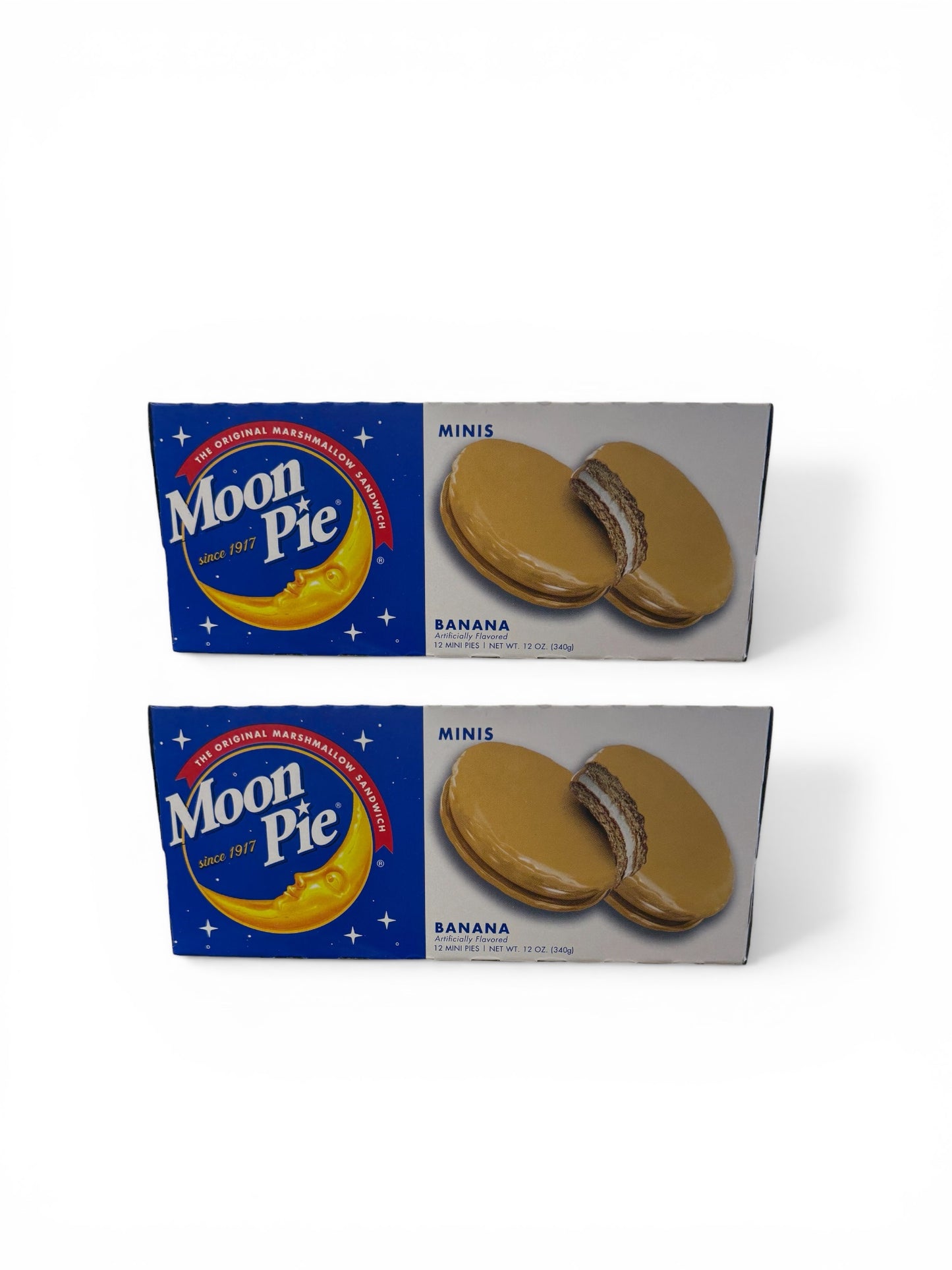 MoonPie Banana Mini MoonPies – Classic Banana Marshmallow Sandwich Cookies