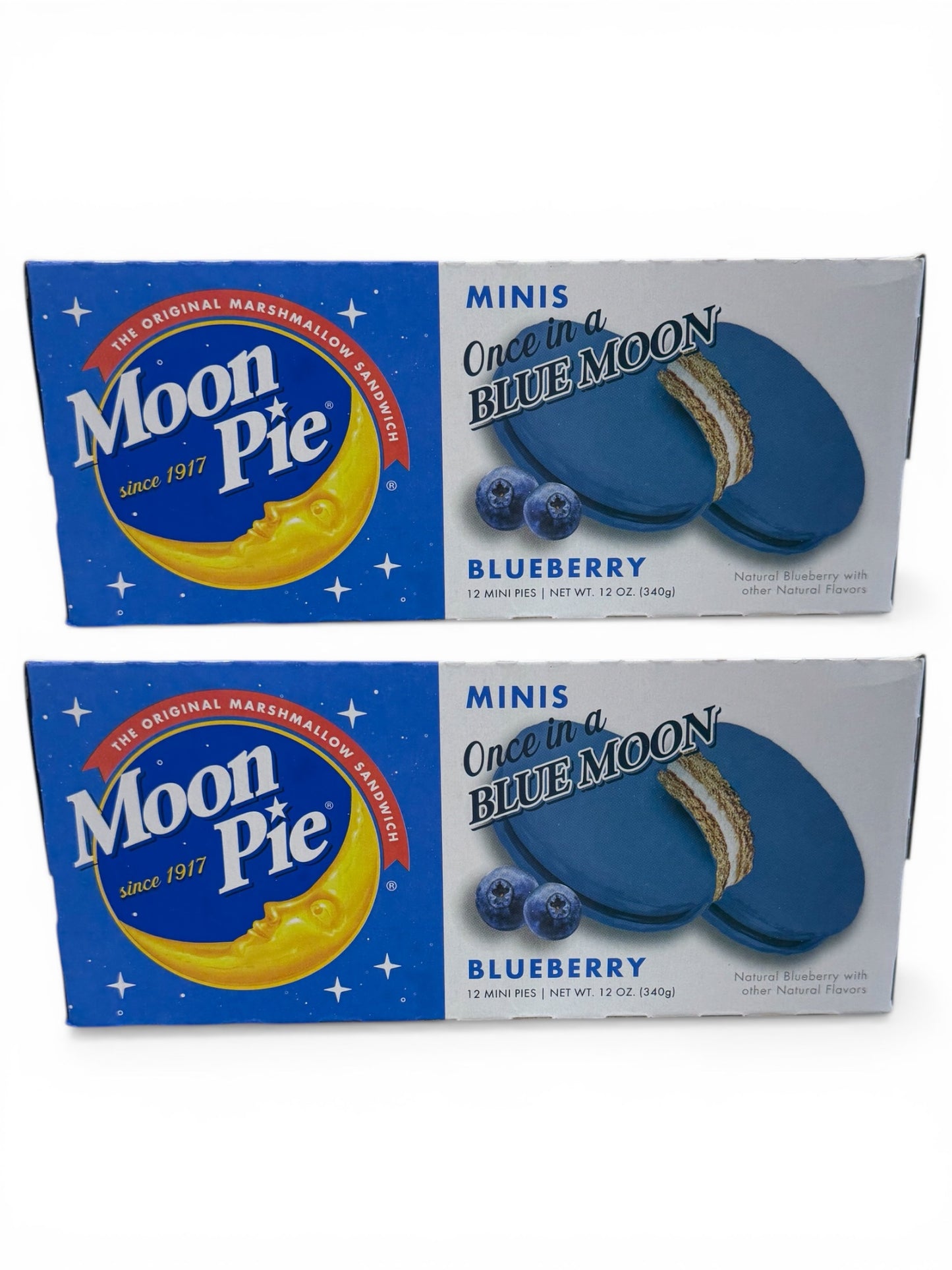 MoonPie Blueberry Mini MoonPies – Blueberry Marshmallow Sandwich Cookies