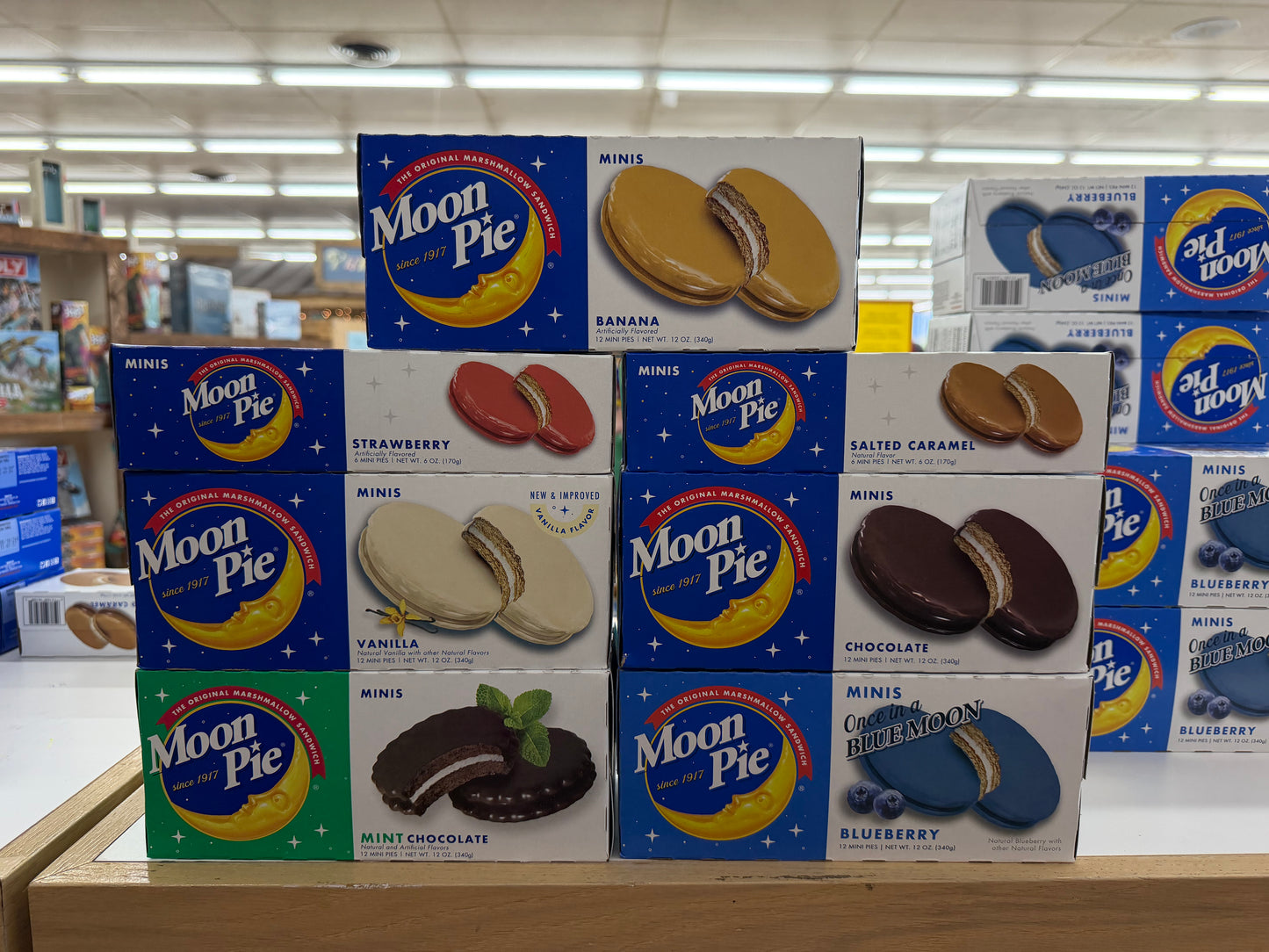 MoonPie Mini Variety Bundle – Choose 4 Flavors (Mix & Match Mini MoonPies)