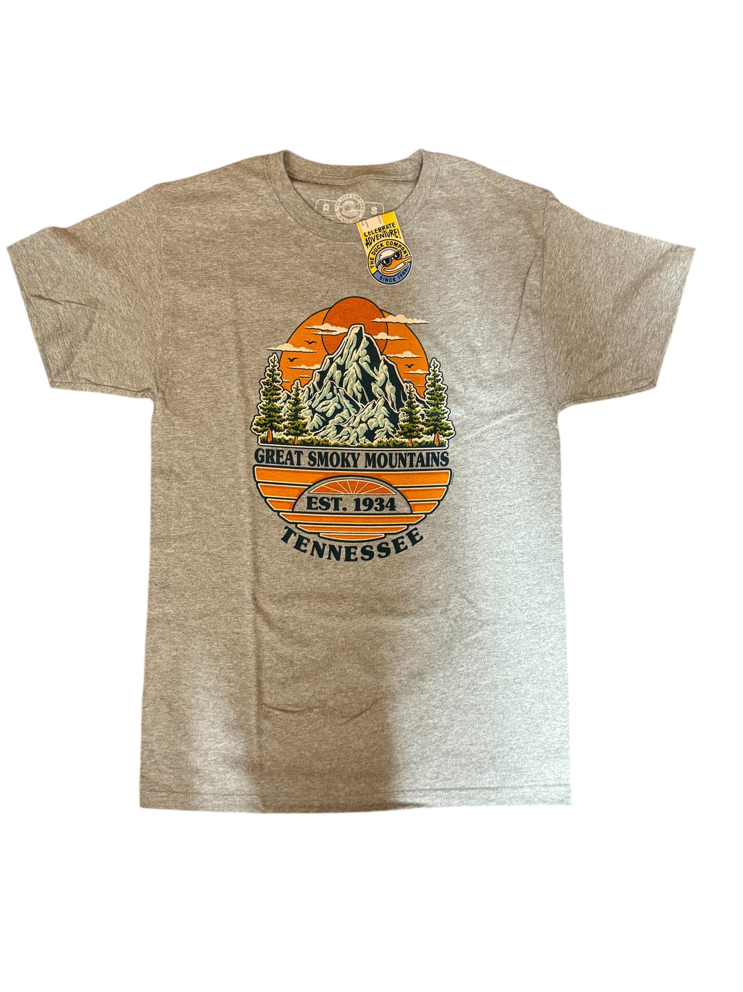 Grey Great Smoky Mountains Duck-Co T-Shirt