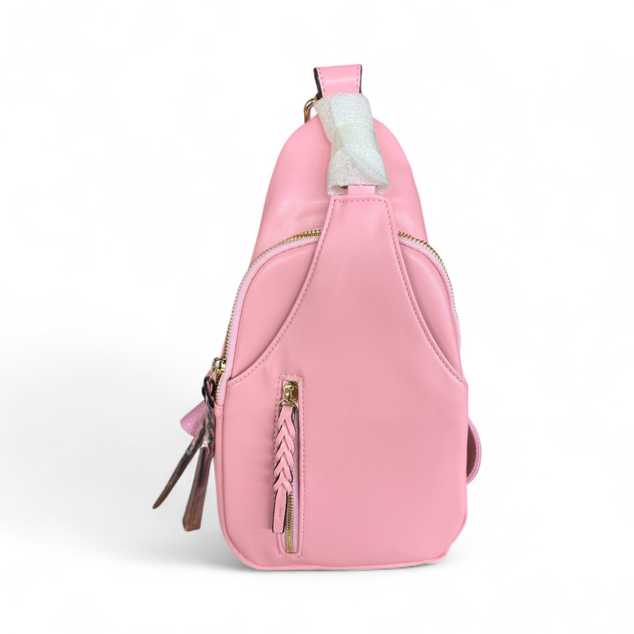 Vegan Leather Sling Backpack