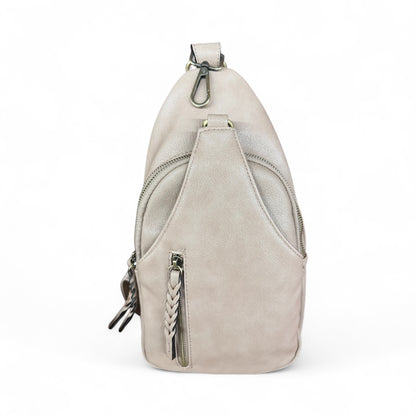 Vegan Leather Sling Backpack