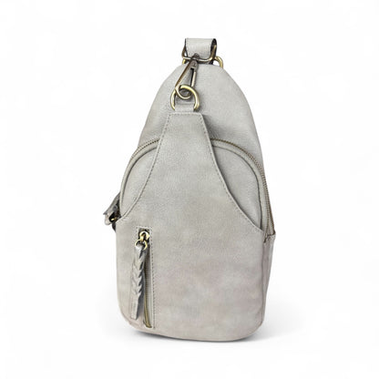 Vegan Leather Sling Backpack