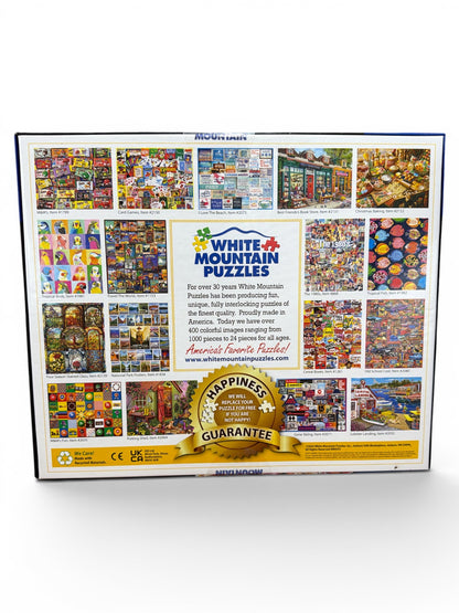 White Mountain American Diner 1000 Piece Jigsaw Puzzle by Steve Crisp