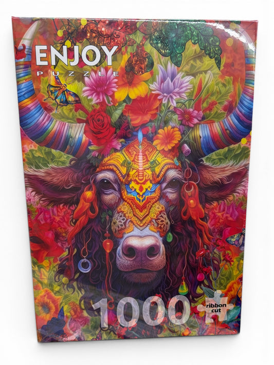 Enjoy Puzzle Ferdinand by Claudia McKinney 1000 Piece Jigsaw Puzzle – Ribbon Cut