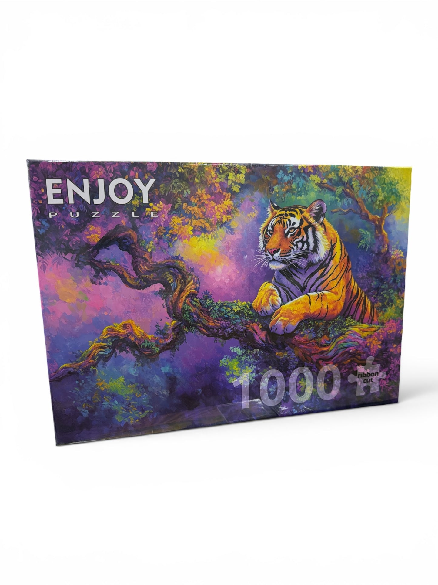 Enjoy Puzzle Jungle Majesty by Wumples 1000 Piece Jigsaw Puzzle – Ribbon Cut