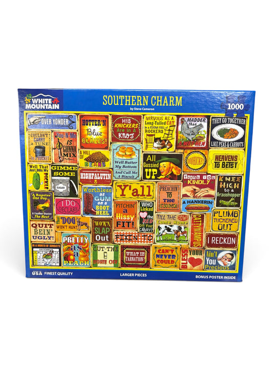 White Mountain Puzzles Southern Charm 1000-Piece Jigsaw Puzzle by Steve Cameron