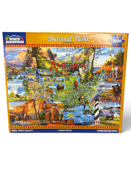 White Mountain Puzzles National Parks 1000-Piece Jigsaw Puzzle
