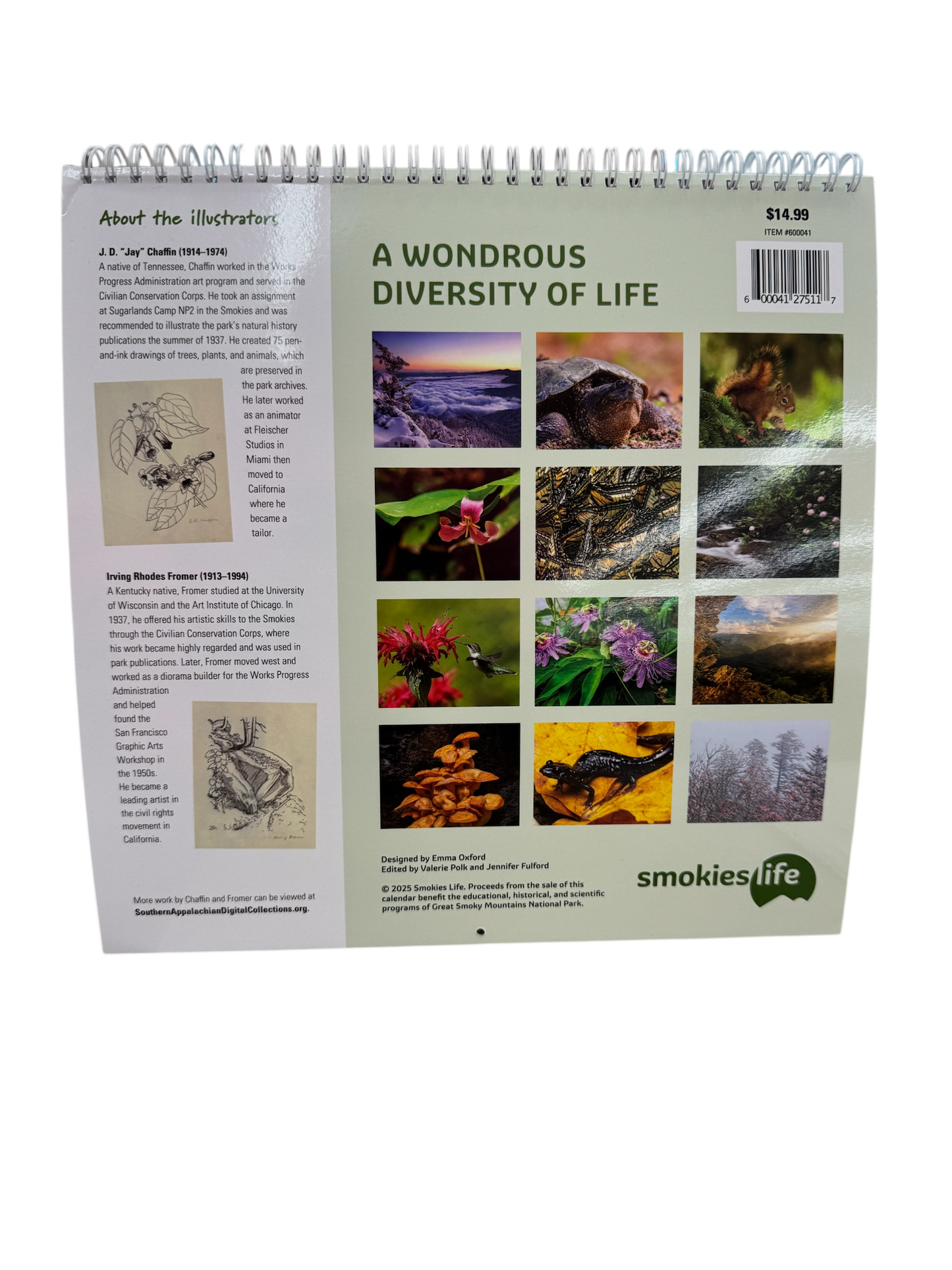 A Wondrous Diversity Of Life 2026 Calendar