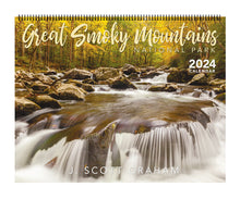 Load image into Gallery viewer, 2024 Great Smoky Mountains Calendar- J. Scott Graham
