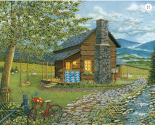 Load image into Gallery viewer, &quot;A Smoky Mountain Summer&quot; puzzle by Heritage Puzzle
