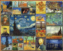 Load image into Gallery viewer, &quot;Great Painters Vincent Van Gogh&quot; puzzle by White Mountain
