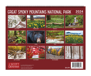 2024 Great Smoky Mountains Calendar- J. Scott Graham