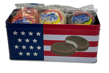 Load image into Gallery viewer, Patriotic Tin filled with MoonPies
