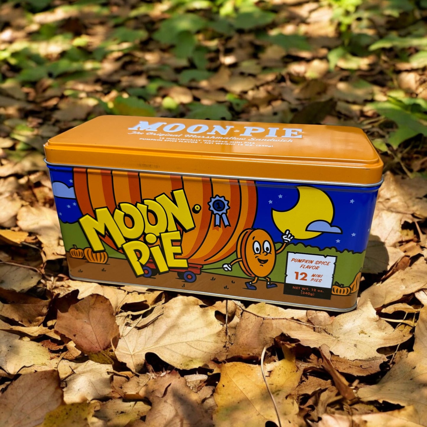 Pumpkin Spice Mini MoonPie Tin