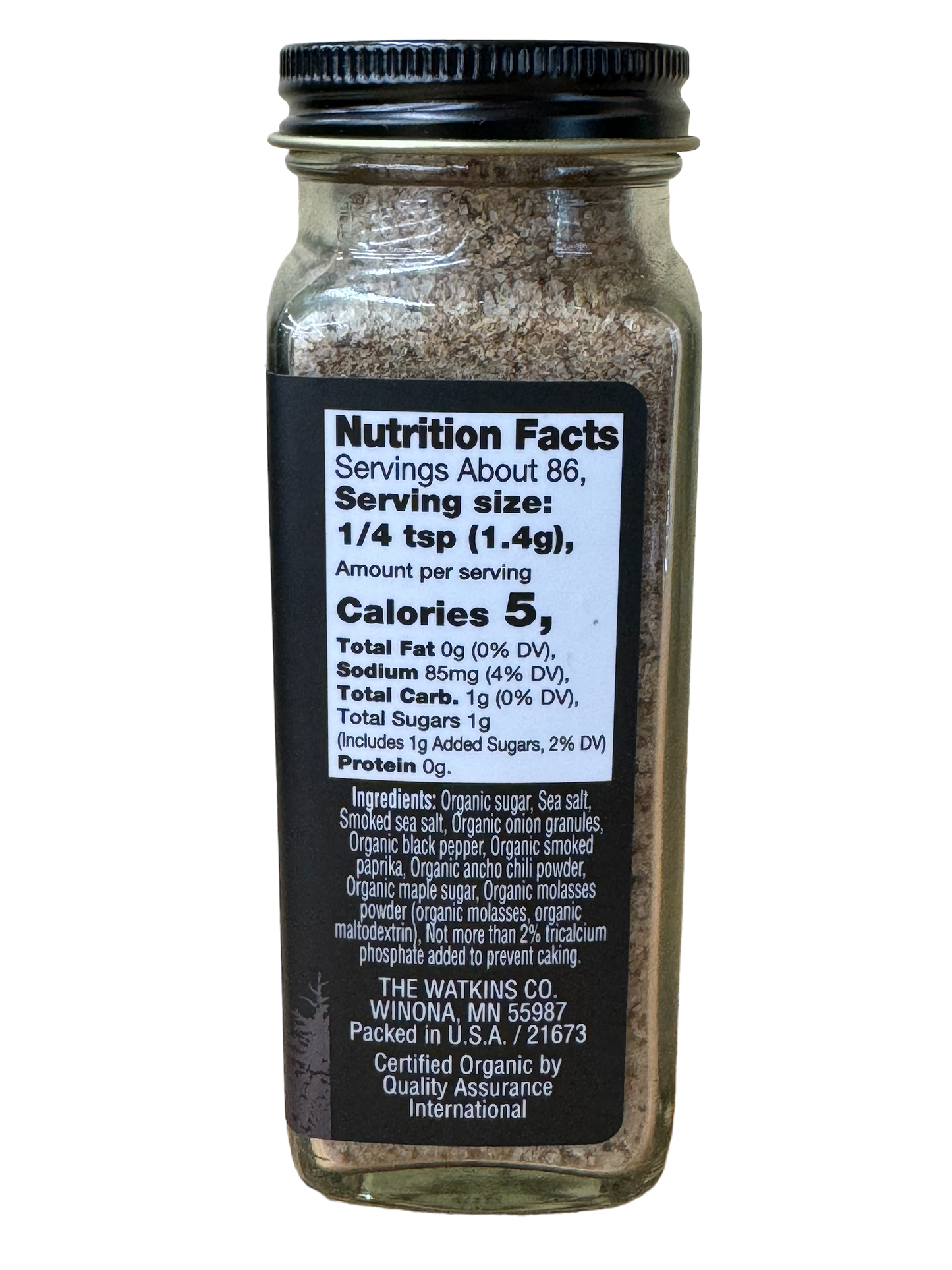 Watkins Spiced Maple Seasoning