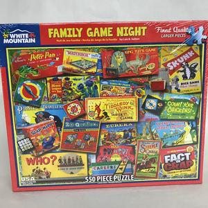 "Family Game Night" puzzle by White Mountain