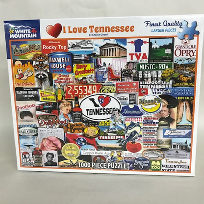 "I Love Tennessee" puzzle by White Mountain