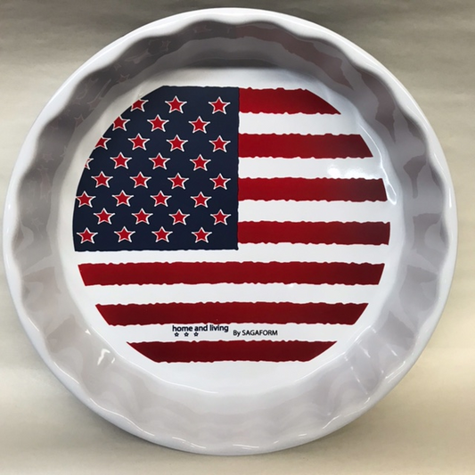 Decorative American Flag Pie Dish by Sagaform