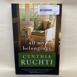 "All My Belongings" by Cynthia Ruchti
