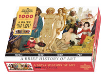 Load image into Gallery viewer, &quot;A Brief History of Art&quot; puzzle by The Unemployed Philosophers Guild
