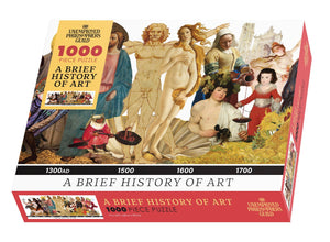 "A Brief History of Art" puzzle by The Unemployed Philosophers Guild