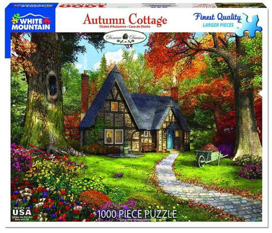 "Autumn Cottage" puzzle by White Mountain